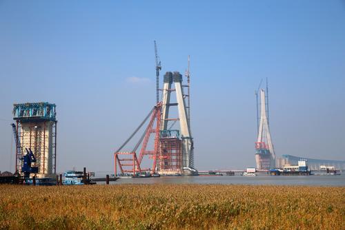 沪通大桥第29墩最新进展,科技巨作展现桥梁未来魅力