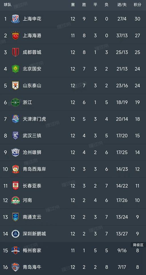中超积分榜最新排名探秘,时代的荣光与波澜,排名第24的球队分析