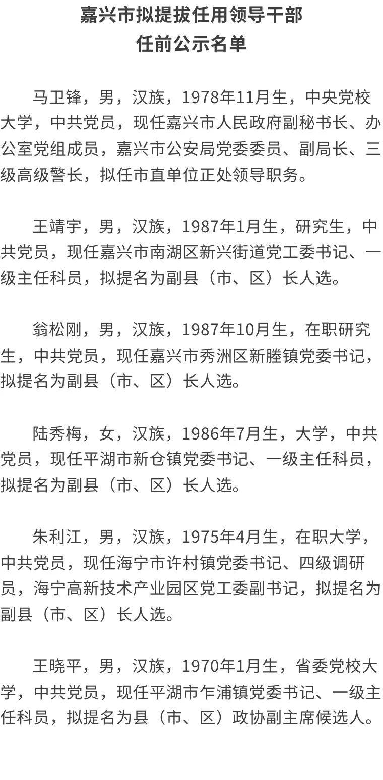 嘉兴市干部最新调任,变革激发自信与成就,共筑前行之路