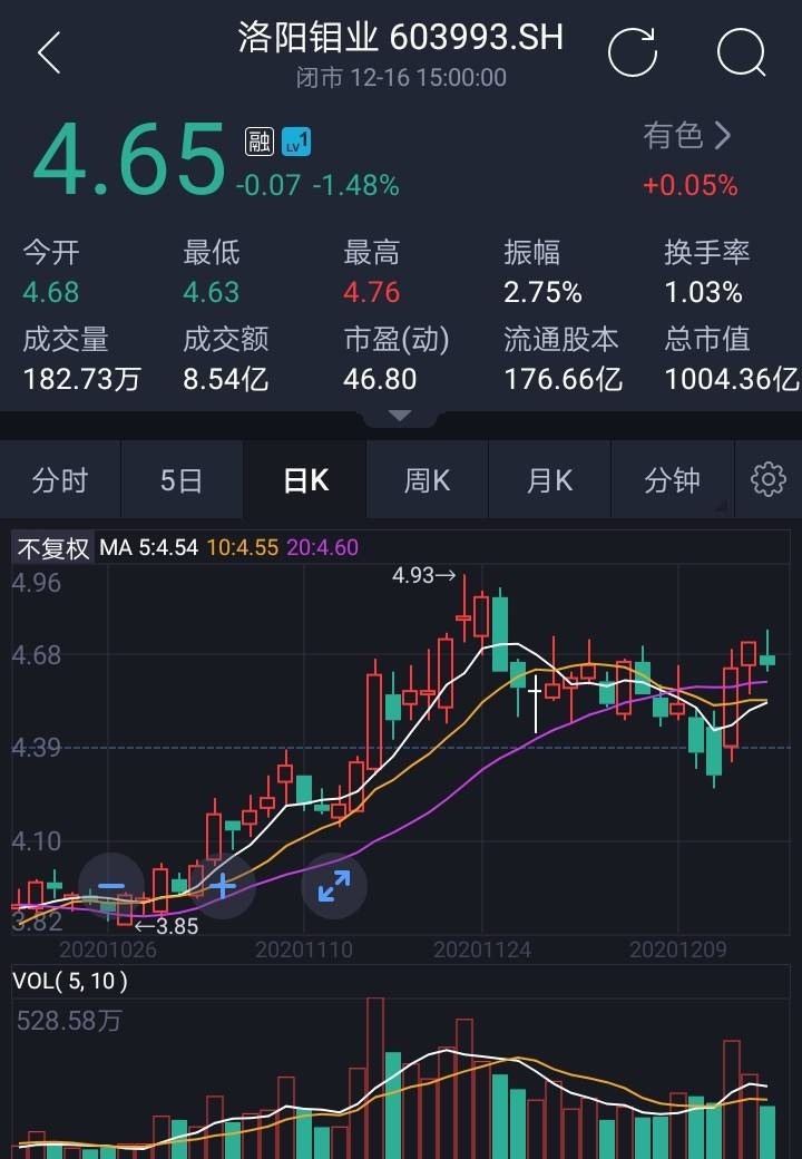 洛阳钼业股票最新动态,深度分析与观点阐述