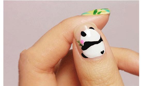 彩绘美甲最新款式教程分享