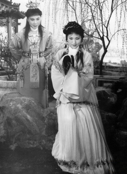 越剧红楼梦电影,自然美景中的心灵之旅